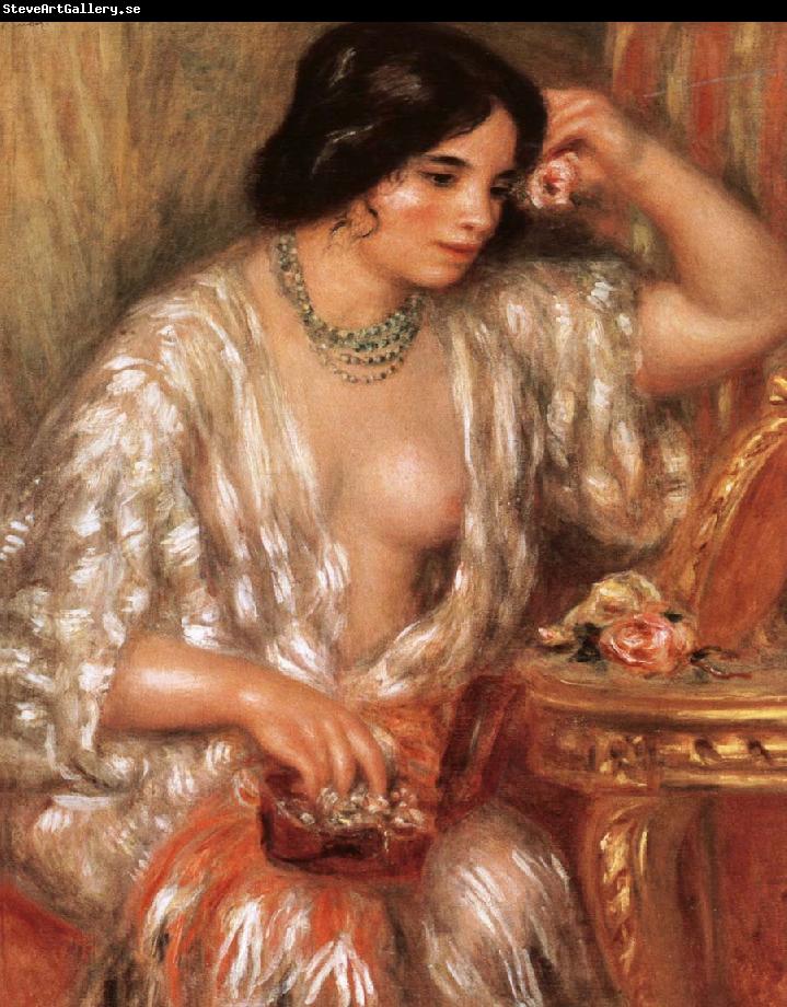 Pierre-Auguste Renoir Gabrielle with Jewels